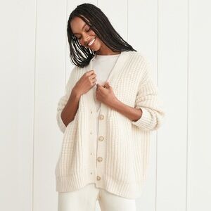Jenni Kayne Cream Cardigan Sweater